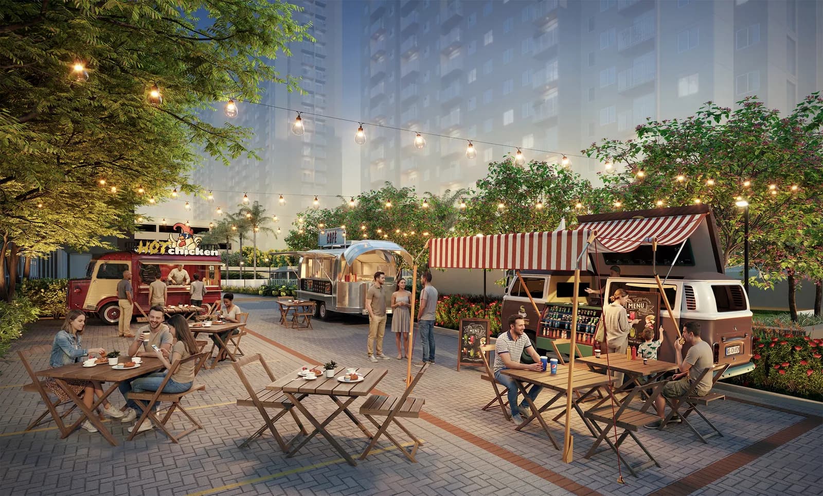 Área para food truck do Natuá