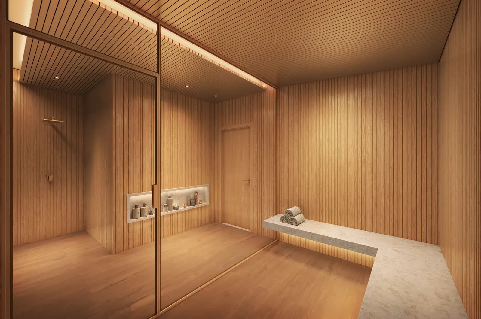 Sauna do Ryokan Flamboyant