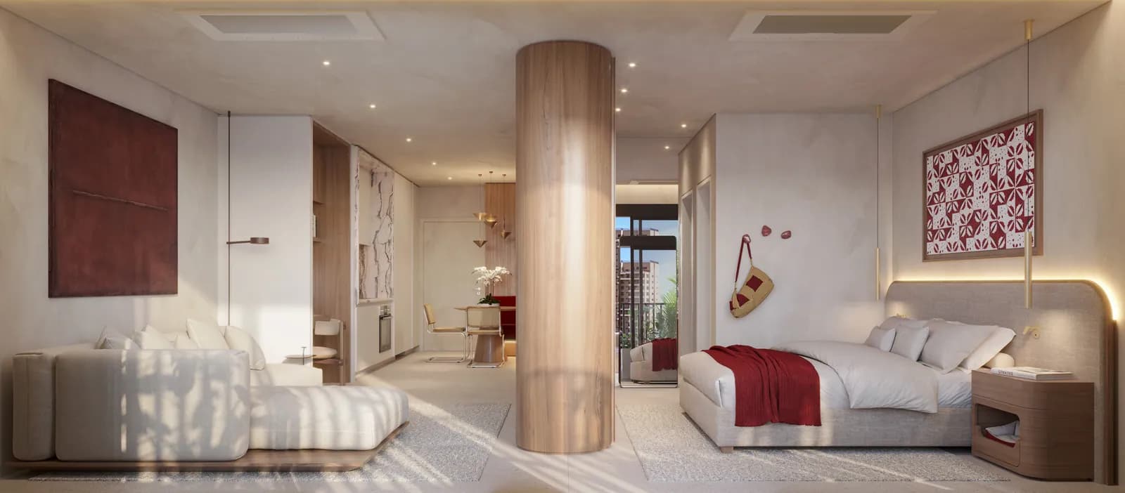 Apartamento de 54 m² do Tempo Flamboyant Residencial