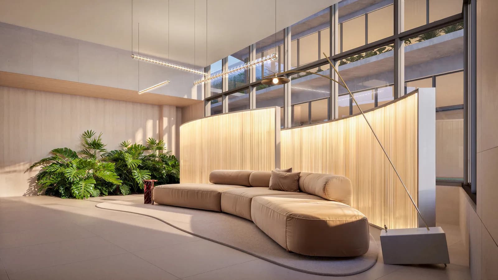 Lobby do Tempo Flamboyant Residencial
