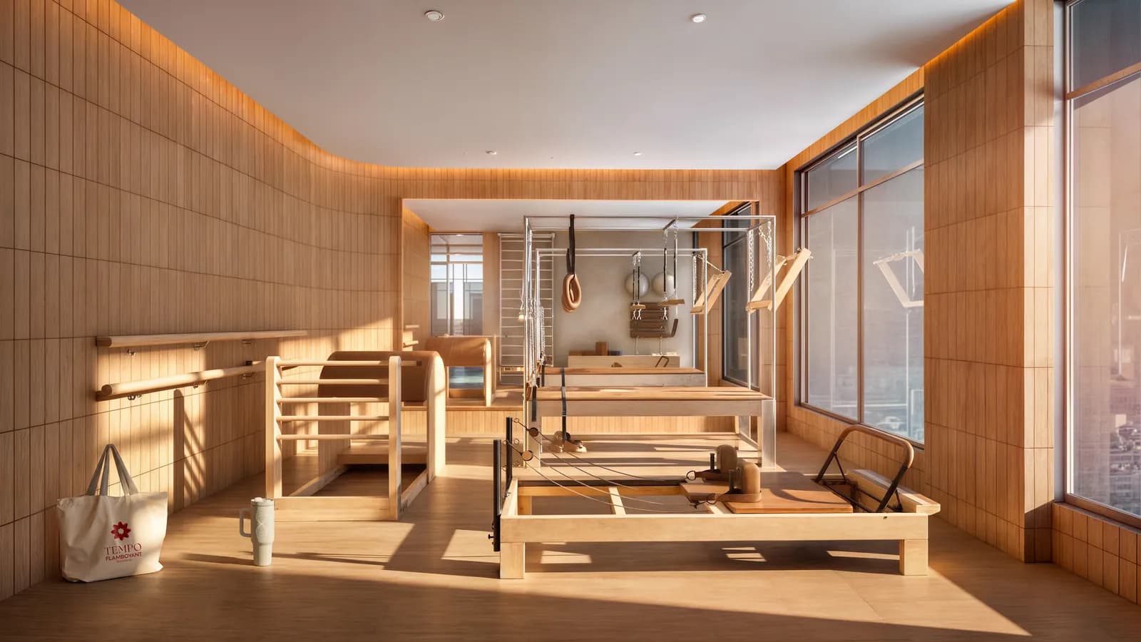 Espaço de pilates do Tempo Flamboyant Residencial