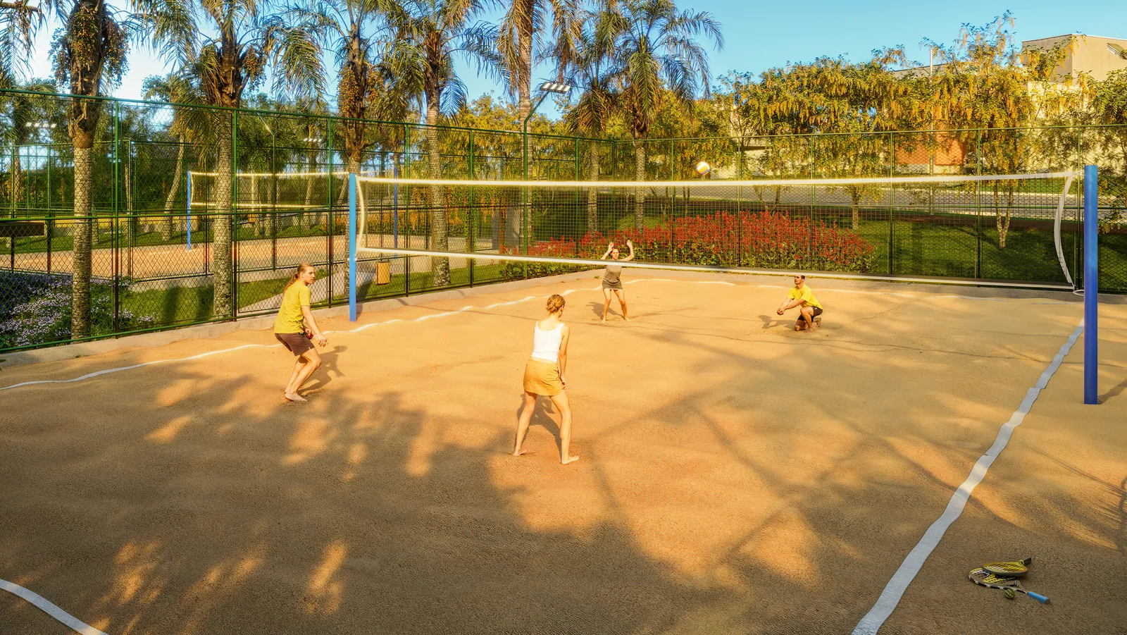 Quadras de areia